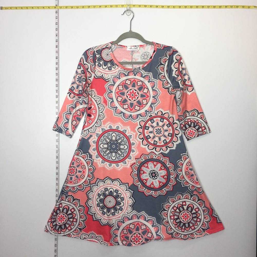 MOKINGTOP Casual Mid Sleeve Party Dress